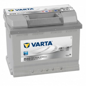 Akumulator 12V 63Ah 610A VARTA Silver levo+